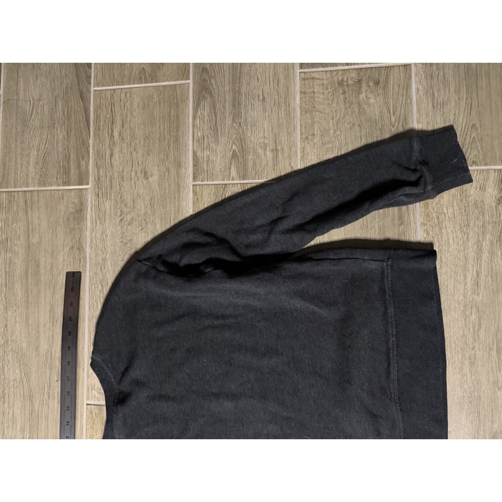 Women's Black Reebok Long Sleeve Sweatshirt Size Medium Pre-Owned - Picture 13 of 16